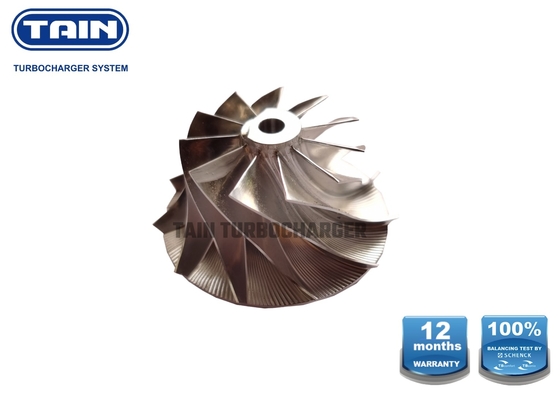 11Blades Billet Turbo Compressor Wheel อัพเกรดสำหรับ BMW /VW / Audi / Vauxhall