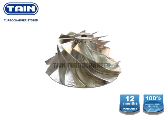 TD04 HX27 การอัพเกรดล้อคอมเพรสเซอร์ Billet Turbo 38.8mm สำหรับ CDC /  / Komatsu / TML
