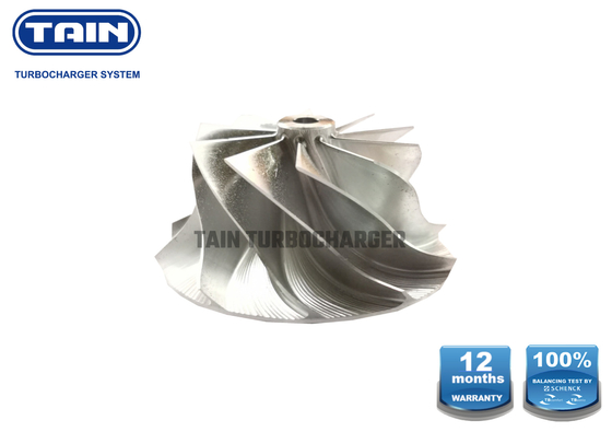 10blade Billet Turbo Compressor Wheel อัพเกรด KP39 46mm / 48.6mm 35.5mm สำหรับ Ford Focus / Mondeo