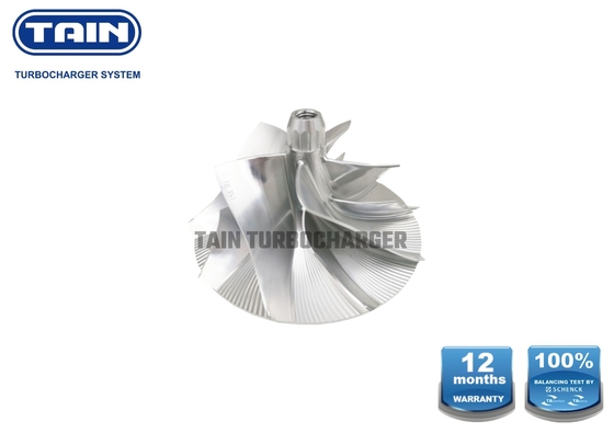 HE351 5 X 5 ใบมีดอัพเกรด Billet คอมเพรสเซอร์ล้อ Mixmill Flank Point Locknut